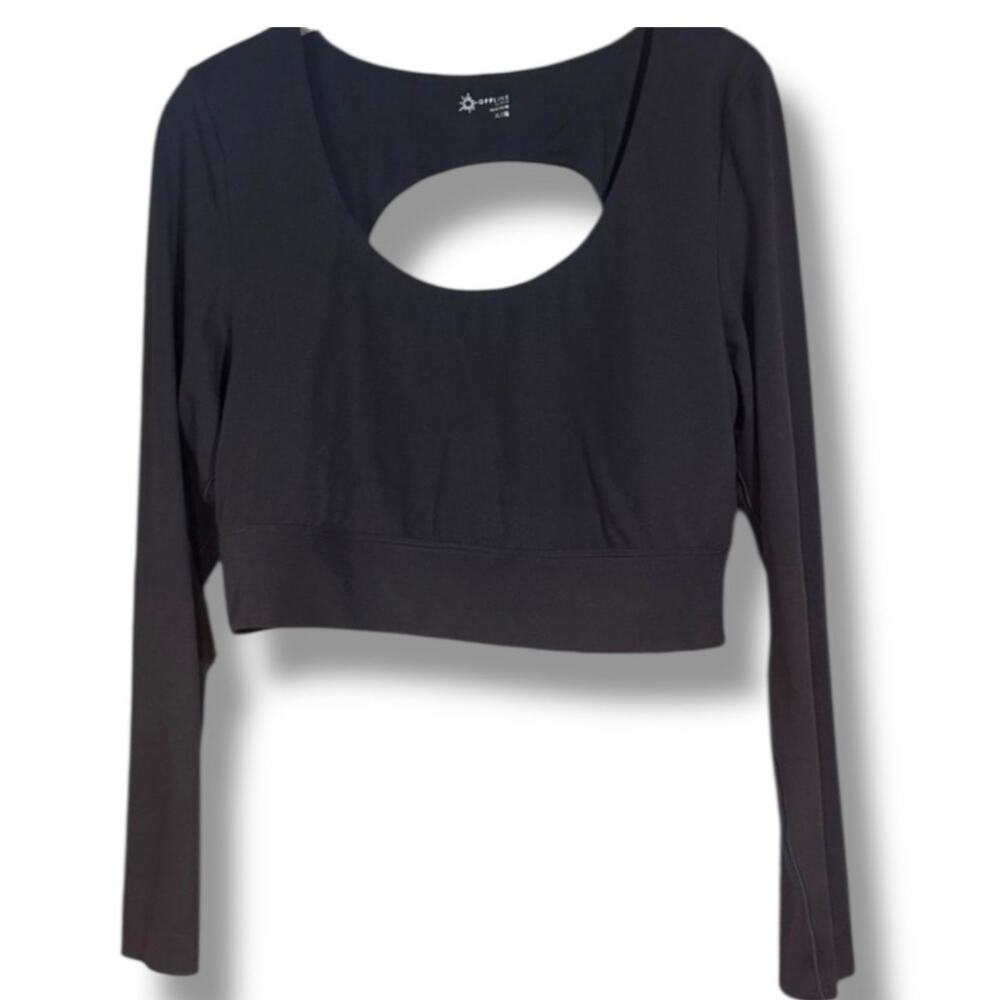 105. 3/$30 Offline by Aerie Long Sleeve Crop Top – Size XL